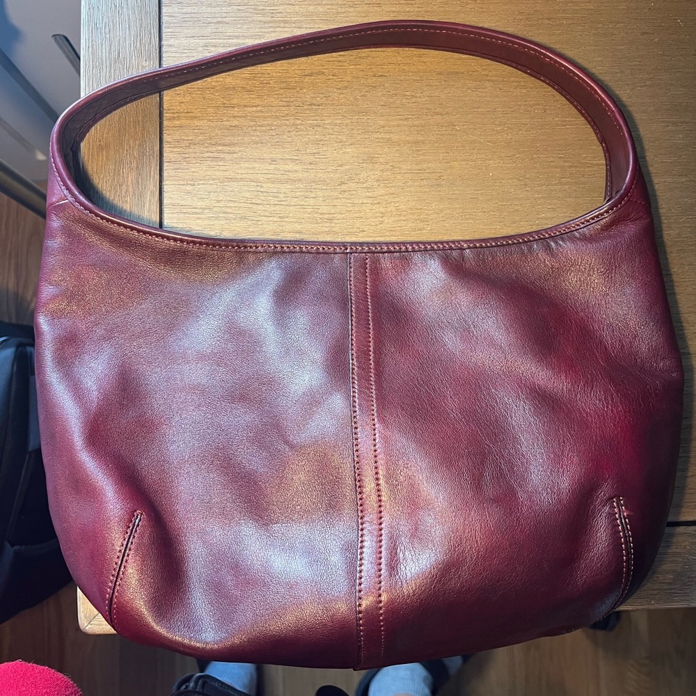Wine Color Coach Ergo Bag